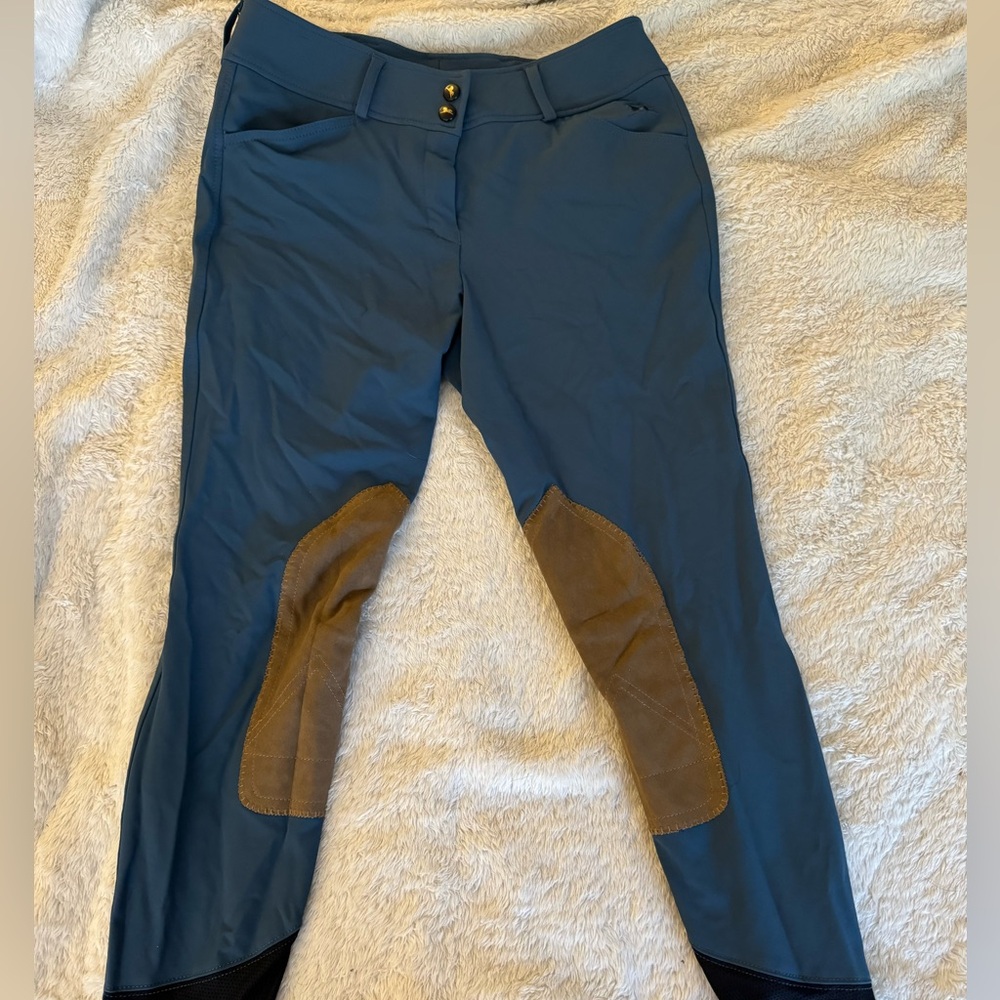 Blue RJ Classics knee patch breeches